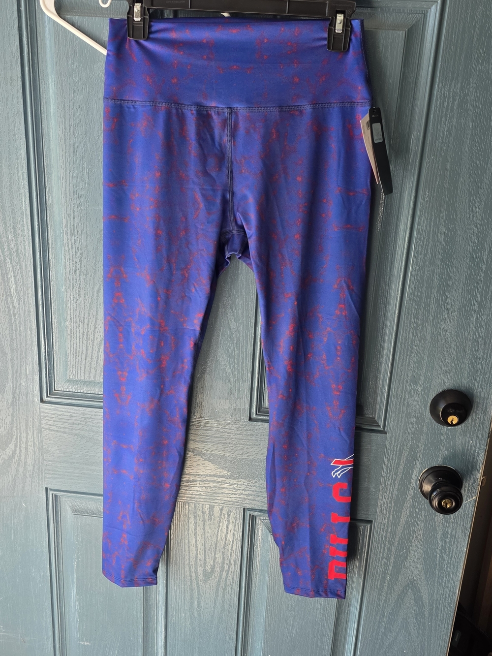 Kids Purple & Red Athletic Leggings